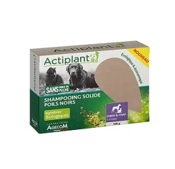 ActiPlant' - Shampoing Solide Poils Noirs pour Chien et Chat - 100g