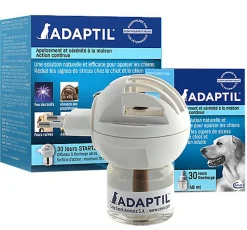 Adaptil - Diffuseur + Recharge 30J pour le Stress du Chien - 48ml