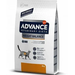 Advance - Croquettes Veterinary Diets Weight Balance Pour Chats Adultes en Surpoids - 8kg