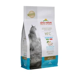 Almo Nature - Croquettes HFC Adult Sterilised  au Cabillaud Frais pour Chat - 1,2Kg