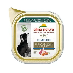 Almo Nature - Pâtée en Barquette HFC Agneau et Carottes pour Chiens - 85g