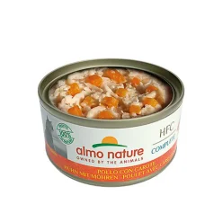 Almo Nature - Pâtée en Boîte HFC au Poulet et Carottes pour Chat - 70g