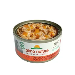 Almo Nature - Pâtée en Boîte HFC Natural Poulet avec Potiron pour Chat - 70g