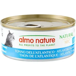 Almo Nature - Pâtée en Boîte HFC Natural Thon de l'Atlantique pour Chat