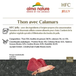 Almo Nature - Pâtée Hfc Jelly Thon Avec Calamars - 70g