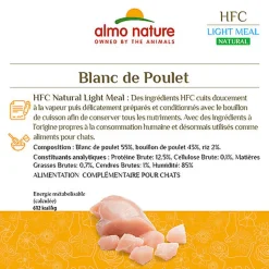 Almo Nature - Pâtée Hfc Natural Saumon Et Potiron - 55g