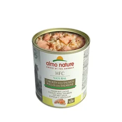 Almo Nature - Pâtée HFC Natural Poulet et Saumon