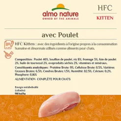 Almo Nature - Pâtée Hfc Natural Chaton - 55g