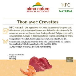 Almo Nature - Pâtée Hfc Natural Thon Et Crevettes -150g