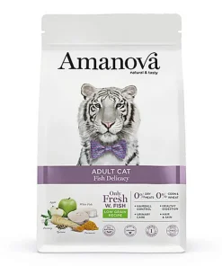 Amanova - Croquettes Adult au Poisson pour Chiens - 6Kg