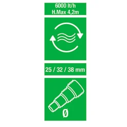 Amtra - Pompe Professionnelle Pond Stream 6000 pour Bassin - 40w