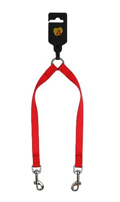 Animalis - Accouple Basic 15mm pour Chien - Rouge