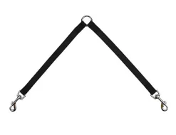 Animalis - Accouple Basic 15mm pour Chien - Noir