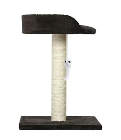 Animalis - Arbre à Chat Poteau avec Sofa - Noir