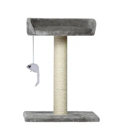 Animalis - Arbre à Chat Poteau avec Sofa - Gris