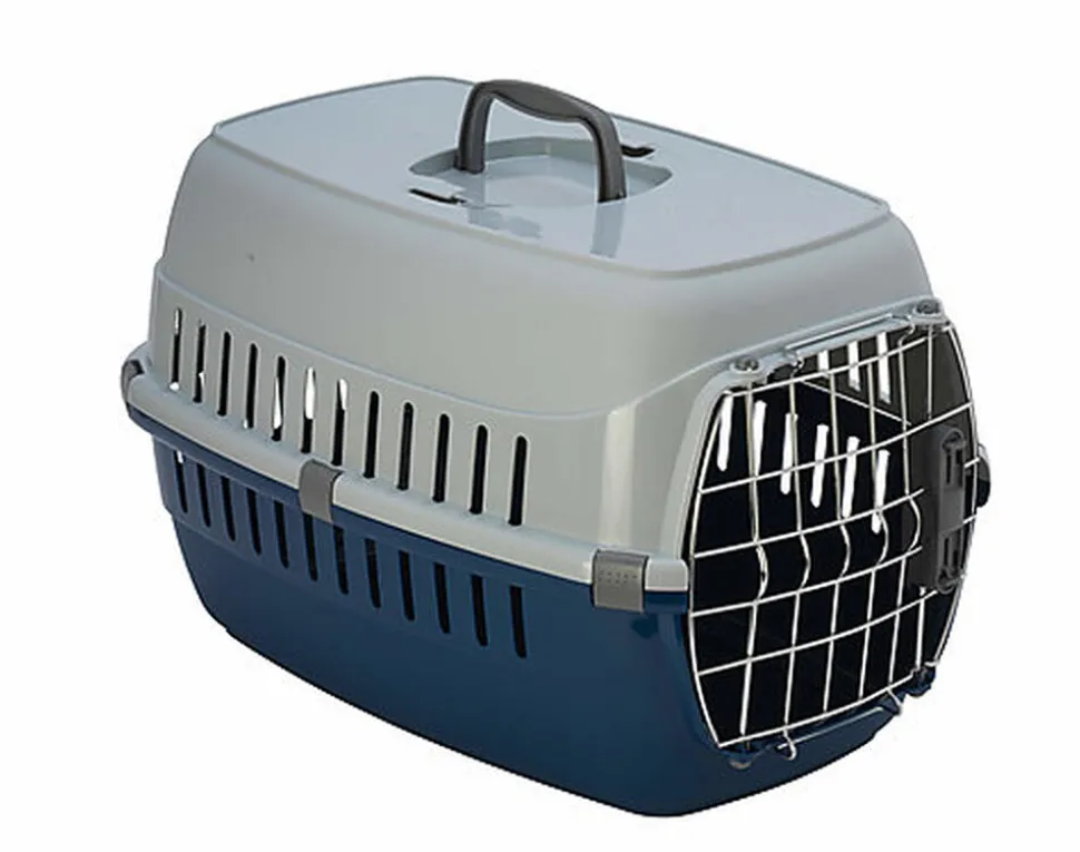 Animalis - Caisse de Transport Bleu pour Chat