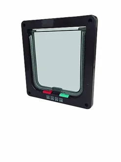 Animalis - Chatière 4 Voies pour Chat - Marron