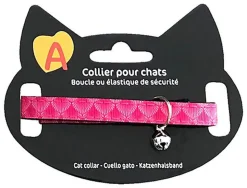 Animalis - Collier Sublime Palmeraie pour Chat - Rose