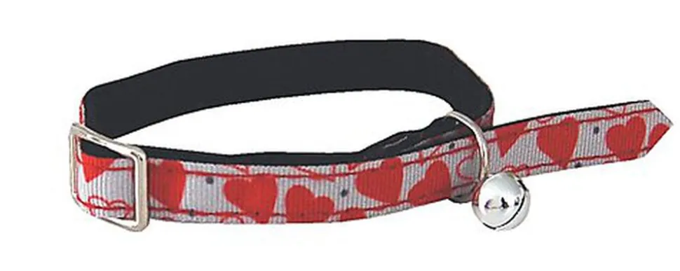 Animalis - Collier Sublime Cœur pour Chat - Rouge