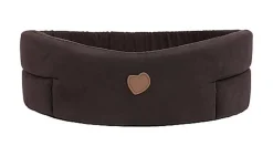 Animalis - Corbeille Tissus Suédine Marron et Beige pour Chien - T5