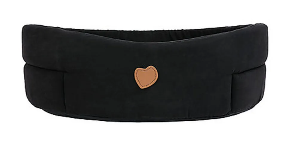 Animalis - Corbeille Tissus Suédine Noir et Gris pour Chien - T5