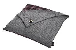 Animalis - Coussin Hipster Gris pour Chien - 50x50cm