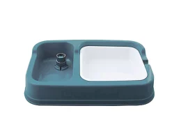 Animalis - Distributeur Eau/Croquettes pour Chien - Bleu