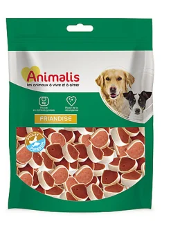 Animalis - Friandises Bouchées Poulet et Poisson pour Chien - 100g