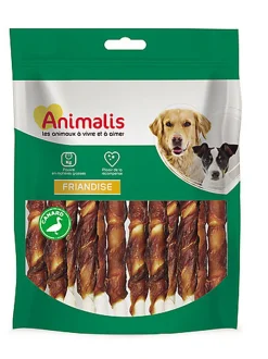 Animalis - Friandises Roulés au Canard pour Chien - 100g