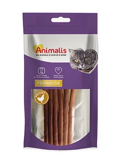 Animalis - Friandises Stick au Poulet pour Chat - 25g