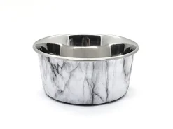 Animalis - Gamelle en Inox Antidérapante Marble pour Chiens