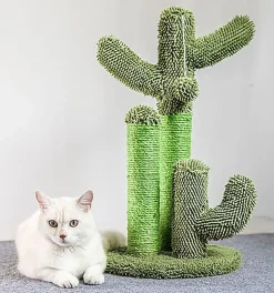 Animalis - Griffoir Cactus pour Chats - 40x40x63cm