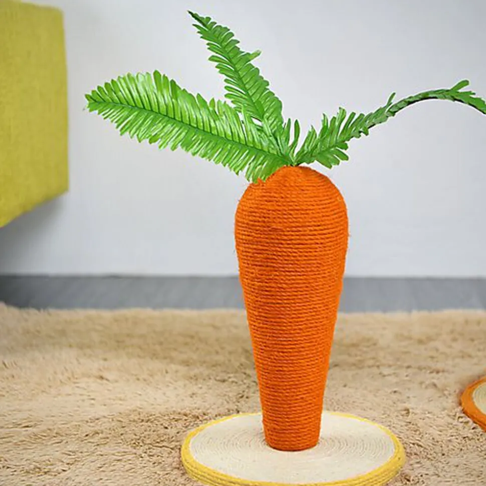 Animalis - Griffoir Carotte pour Chats - 30x30x46cm