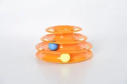 Animalis - Jeux Spirale 3 Niveaux pour Chat Orange