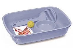 Animalis - Kit Bac à Litière Chaton - Bleu