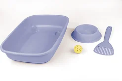 Animalis - Kit Bac à Litière Chaton - Bleu