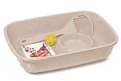 Animalis - Kit Bac à Litière Chaton - Taupe