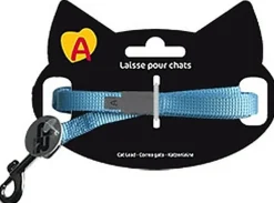 Animalis - Laisse Basic de 1,2m pour Chat - Bleu