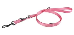 Animalis - Laisse Multifonction Basic 20mm et 200cm pour Chien - Rose