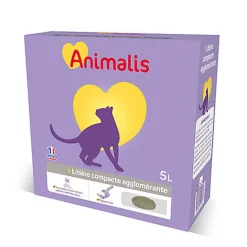 Animalis - Litière Compacte Parfumée pour Chats - 5L