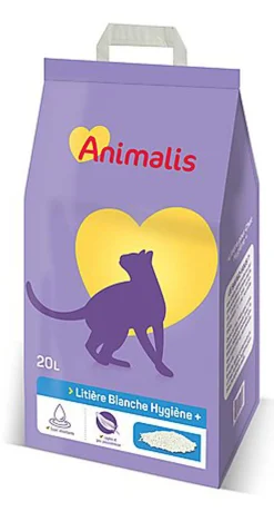 Animalis - Litière Hygiène Plus Blanche
