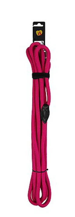 Animalis - Longe en Corde Forte pour Chien Fuchsia