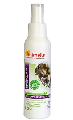 Animalis - Lotion en Spray Anti Démangeaisons pour Chiens et Chats - 125ml