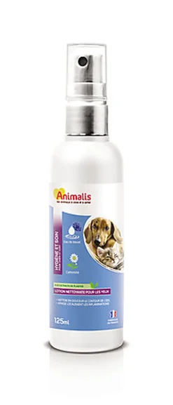 Animalis - Lotion Nettoyante Yeux pour Chien et Chat - 125ml