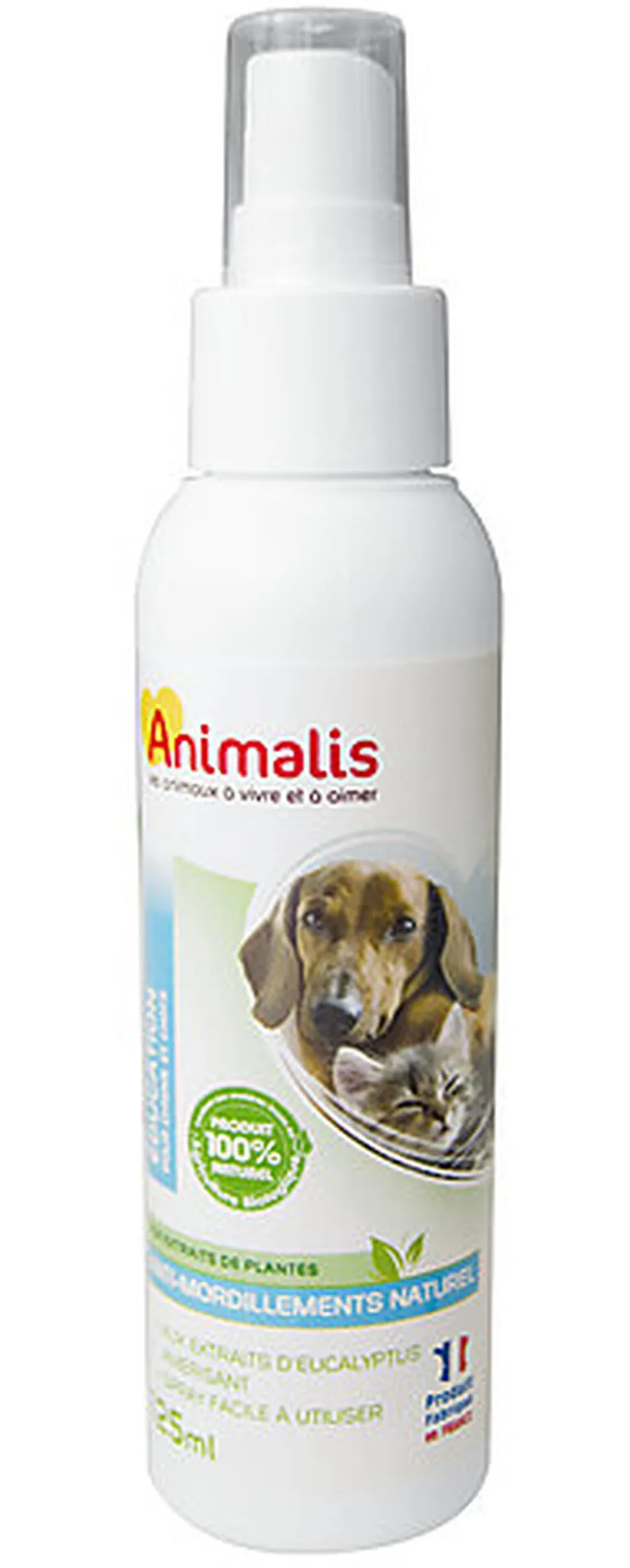 Animalis - Spray Anti Mordillements pour Chiens et Chats - 125ml