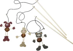 Anka - Canne à Pêche Animal Dansant pour Chats - 69cm