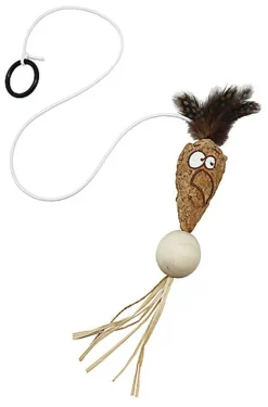 Anka - Jouet à Suspendre Carotte Funny Face pour Chats