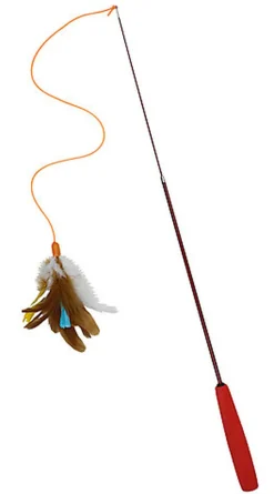 Anka - Jouet Canne à Pêche Téléscopique pour Chat