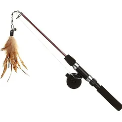 Anka - Jouet Canne à Pêche Télescopique pour Chat