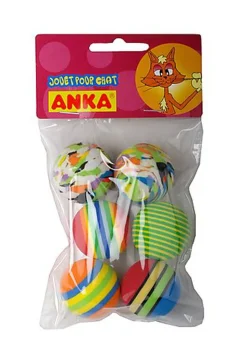 Anka - Jouet pour Chat Pack 6 Balles Assorties